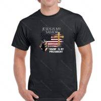 Jesus Is My Savior Trump Is My President Shirt T-677