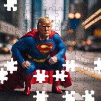 Trump Superman 2 Jigsaw Puzzle