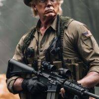 Trump As Trumpbo Metal Photo 5