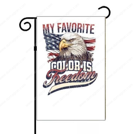 My Favorite Color Is Freedom Garden Flag U-655