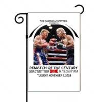 Trump Vs Biden Boxing Match Garden Flag T-648