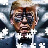 Trump Cyborg Jigsaw Puzzle