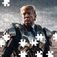 Trump Cyborg 3 Jigsaw Puzzle