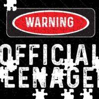 Warning Official Teenager Jigsaw Puzzle S-639