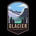 Glacier National Park Emblem Direct to Film (DTF) Heat Transfer K-687