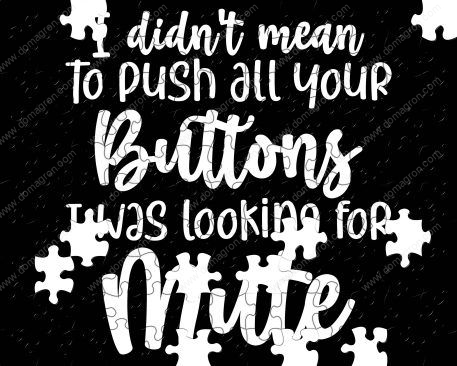 I Didn't Mean To Push All Your Buttons I Was Looking For Mute Puzzle S-703