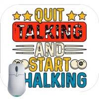 Quit Talking And Start Chalking Billiards Mouse Pad S-711