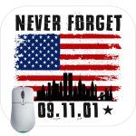 Never Forget 9-11-01 Mouse Pad U-706