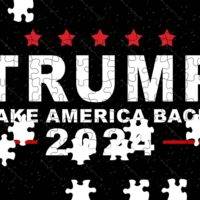Donald Trump 2024 Take America Back Election Jigsaw Puzzle T-682
