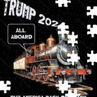 All Aboard The Trump Train Jigsaw Puzzle T-693