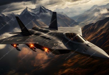 Fighter Jet 1 Metal Photo