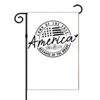 America Land Of The Free Garden Flag U-719