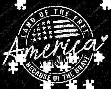 America Land Of The Free Puzzle U-719