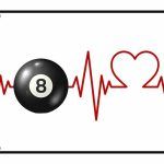Billiards Heartbeat License Plate F-742