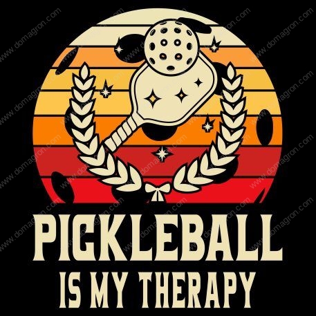 Pickleball Is My Therapy Direct to Film (DTF) Heat Transfer F-727