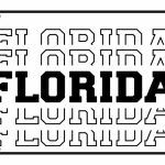 Florida License Plate F-741