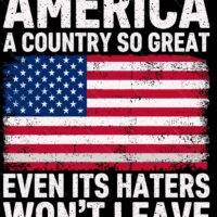 American A Place So Great It's Haters Won't Leave Metal Photo U-722