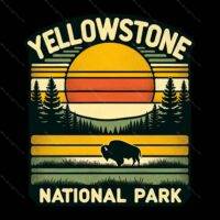 Yellowstone National Park Metal Photo K-732