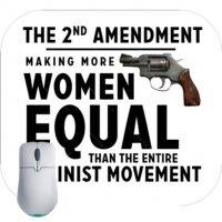 The 2nd Amendment Making More Women Equal Than The Entire Feminist Movement Mouse Pad N-725