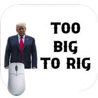 Trump Too Big To Rig Mouse Pad T-744