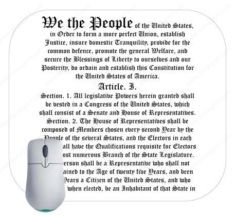 Intro To US Constitution Mouse Pad U-718