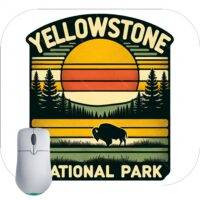 Yellowstone National Park Mouse Pad K-732