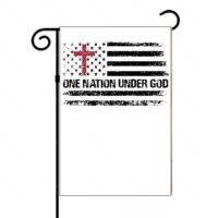 One National Under God Flag Garden Flag U-720