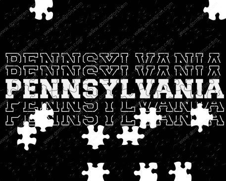 Pennsylvania PA Collegiate Puzzle F-723