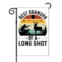 Best Grandpa By A Long Shot Hunting Garden Flag F-760