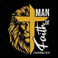 Man Of Faith Corinthians Direct to Film (DTF) Heat Transfer F-766