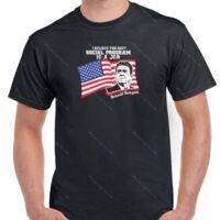 I Believe The Best Social Program Is A Job Ronald Reagan Quote Shirt P-761