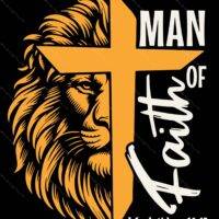 Man Of Faith Corinthians Metal Photo F-766
