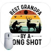 Best Grandpa By A Long Shot Hunting Mouse Pad F-760