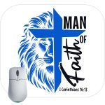 Man Of Faith Corinthians Mouse Pad F-766