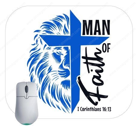 Man Of Faith Corinthians Mouse Pad F-766