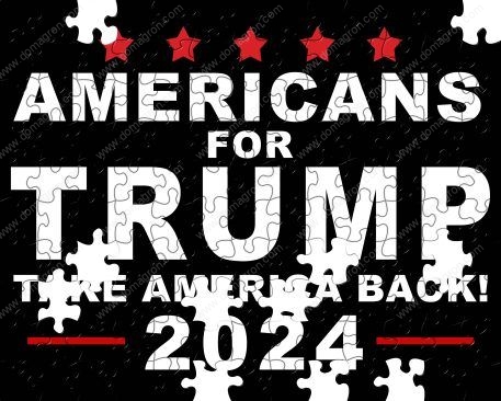 Americans For Trump Puzzle T-776