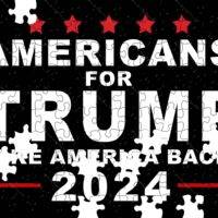Americans For Trump Jigsaw Puzzle T-776