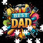 Best Dad Tools Father's Day Puzzle F-781