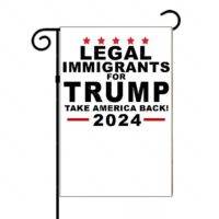 Legal Immigrants For Trump Garden Flag T-777