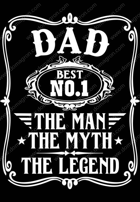 Best Number 1 Dad Father's Day Metal Photo F-783