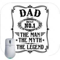 Best Number 1 Dad Father's Day Mouse Pad  F-783