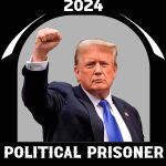 Trump Political Prisoner Resist 2024 Metal Photo T-786