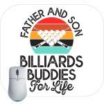 Father and Son Billiards Buddies Mouse Pad S-717