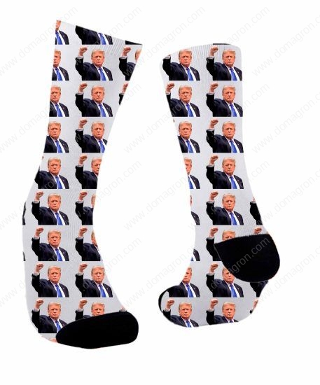 Trump Political Prisoner Resist 2024 Socks T-786