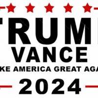 Trump Vance 2024 Election License Plate T-793