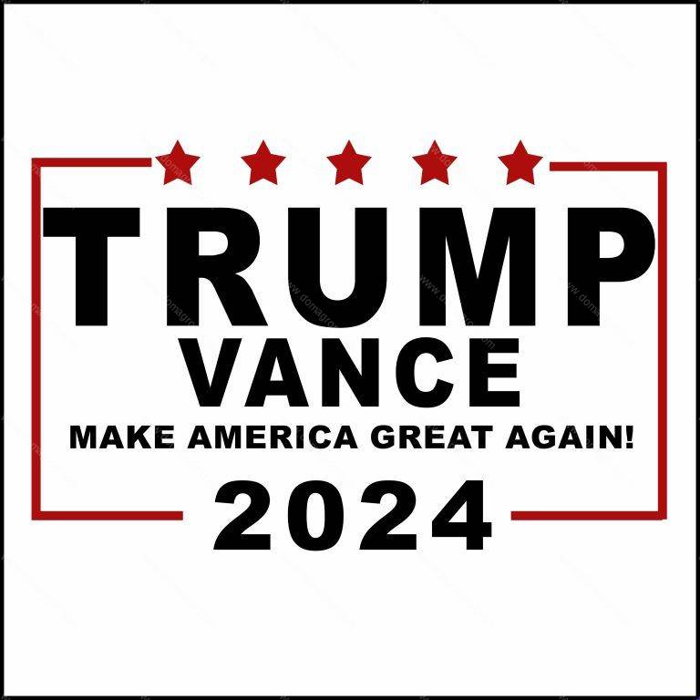 Trump Vance 2024 Election Direct to Film (DTF) Heat Transfer T-793
