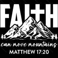 Faith Can Move Mountains Metal Photo I-787