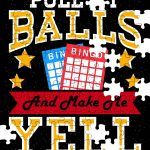 Pull My Balls Funny Bingo Puzzle S-789