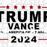 Trump Vance 2024 Election Puzzle T-793