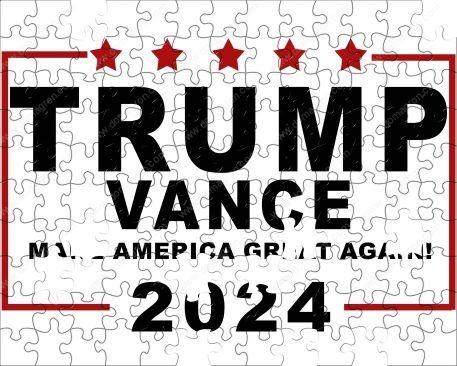 Trump Vance 2024 Election Puzzle T-793